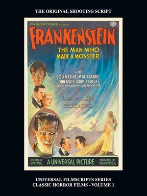 cover image of Frankenstein (Universal Filmscripts Series
